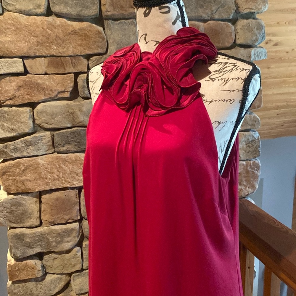 Women’s blouse, Ann Taylor, magenta berry, size petite Lg